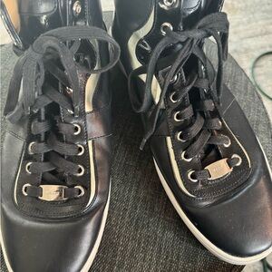 Bally authentic Black High-Top Sneakers